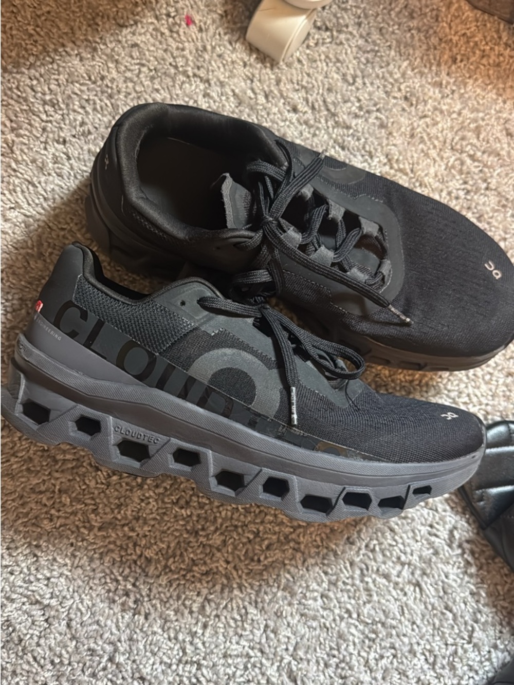 On Running Cloudnova Athletic Shoes - Black/Grey
